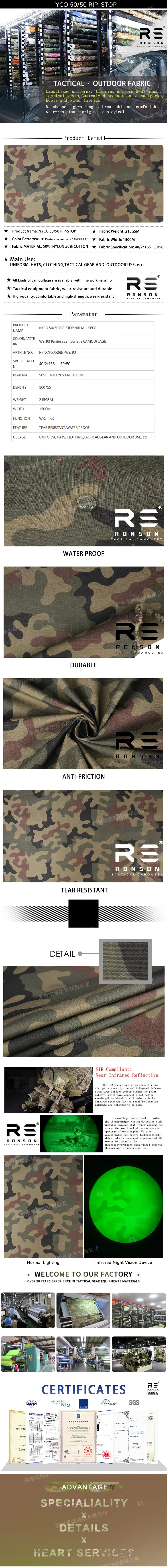 Tela de camuflaje Polish Woodland Camo en formato textil