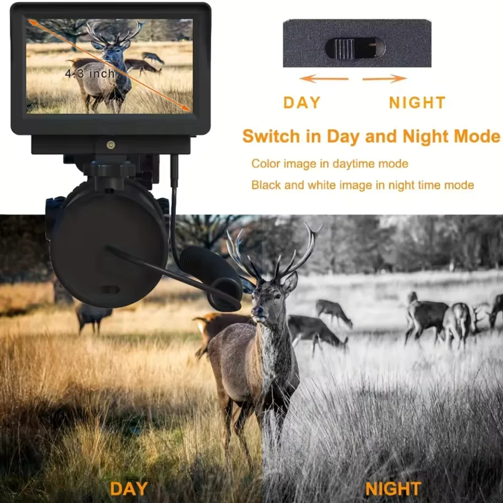 Visión nocturna infrarroja con retícula para camping y pesca - imagen 5