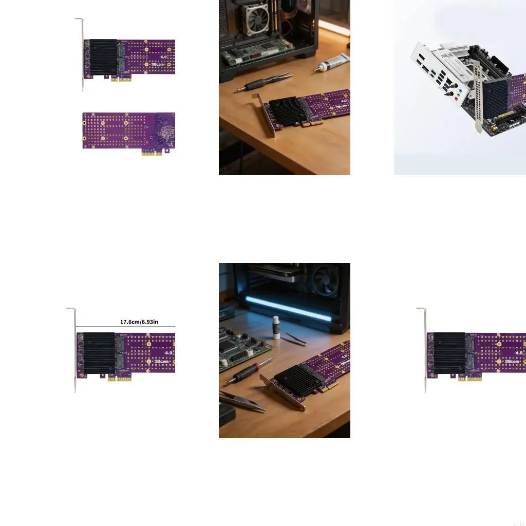 Tarjeta de expansión PCIe 4.0 x4 para almacenamiento en PC - imagen 5