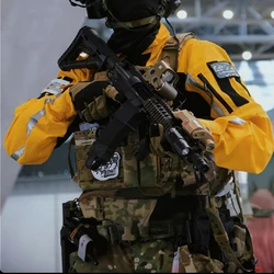 Camisa táctica Airsoft transpirable de manga larga con tira reflectante