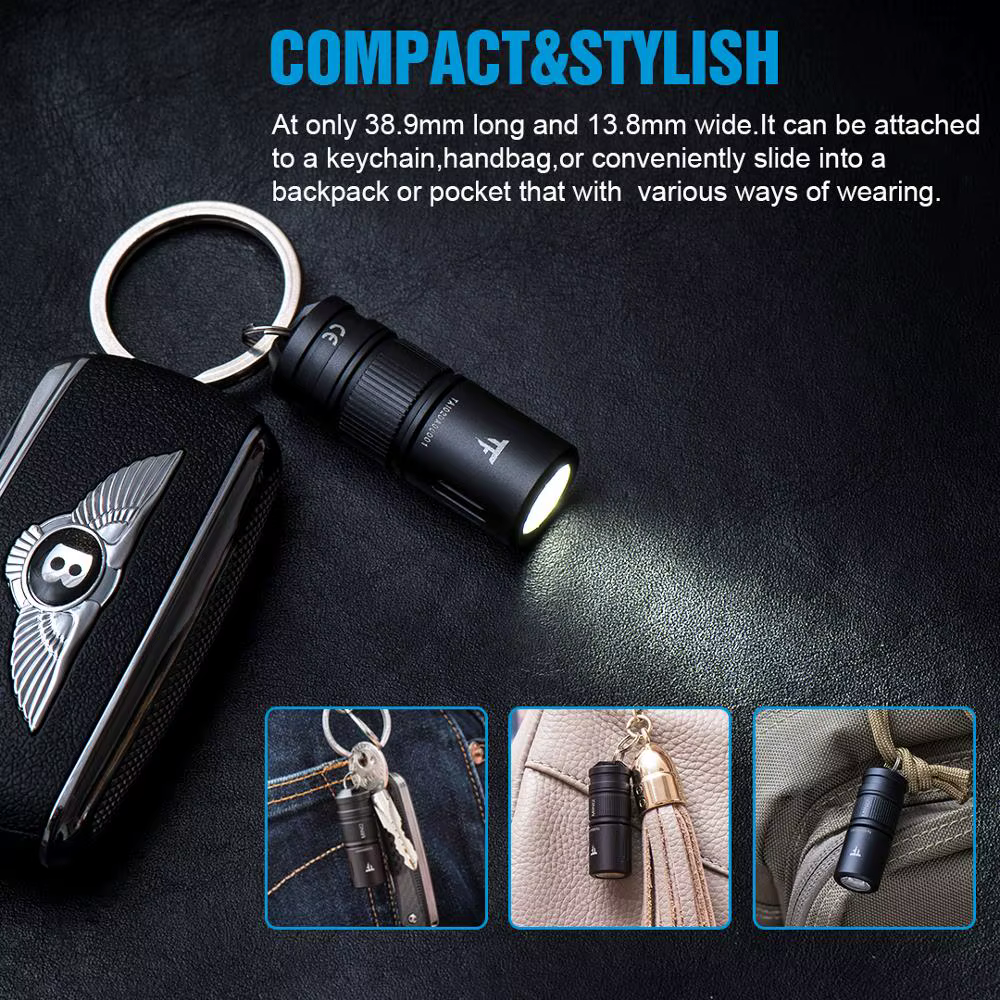 Trustfire Mini2 linterna LED USB recargable EDC 250 lumenes IPX8 - imagen 2