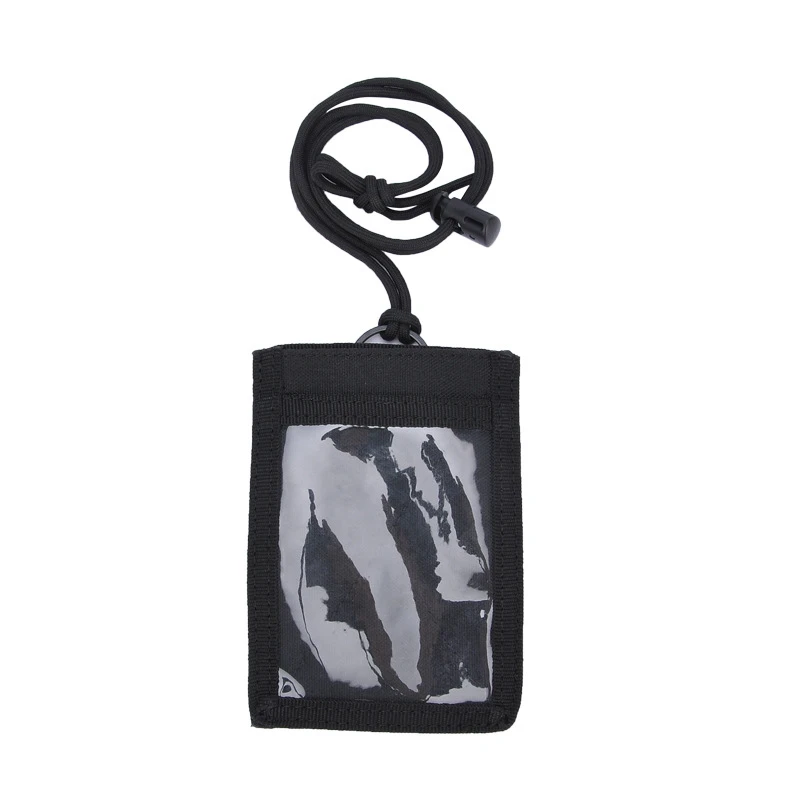 Porta documentos táctico impermeable con funda transparente y cordón