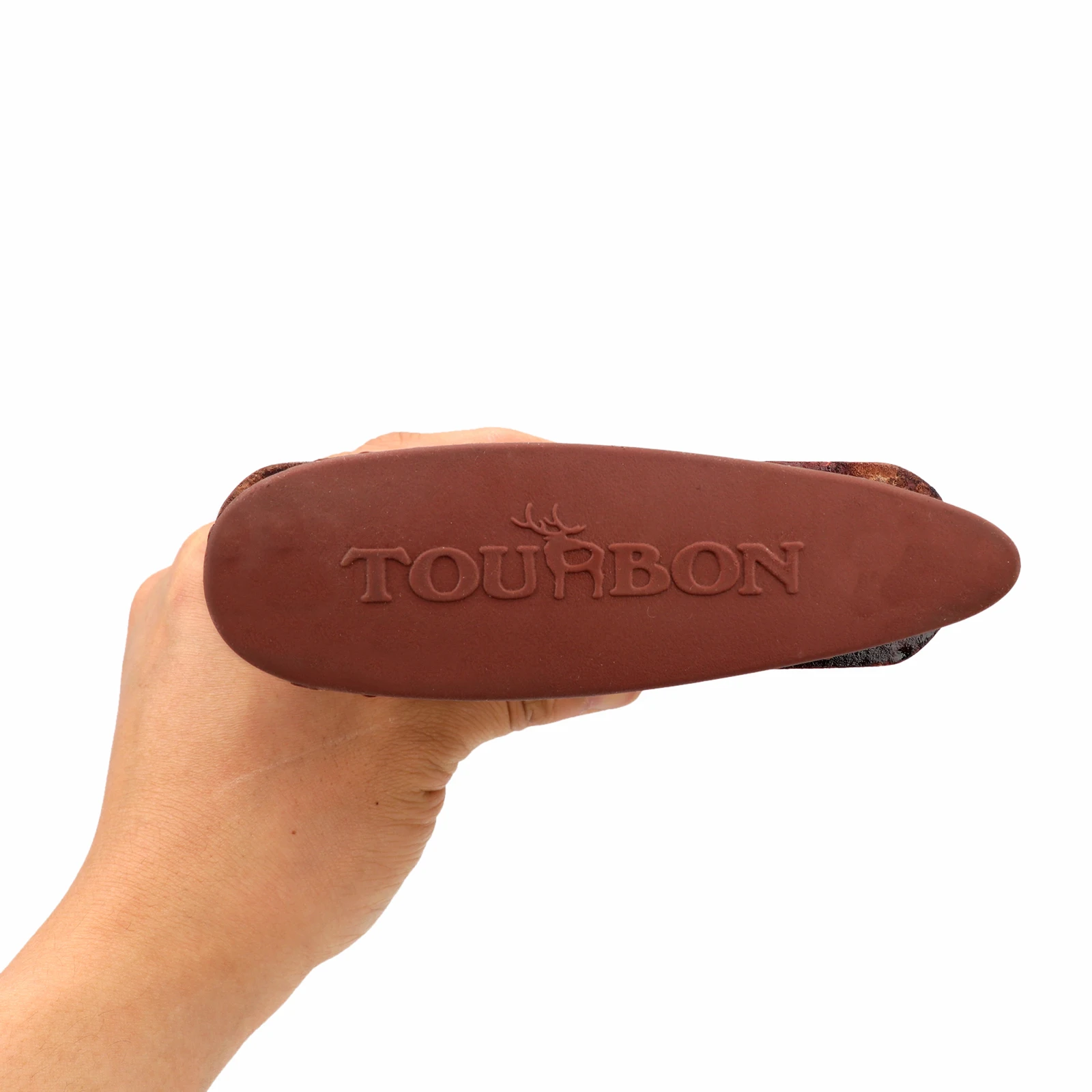 Tourbon Almohadilla de Retroceso Antideslizante Rifle Negro Marrón - imagen 4