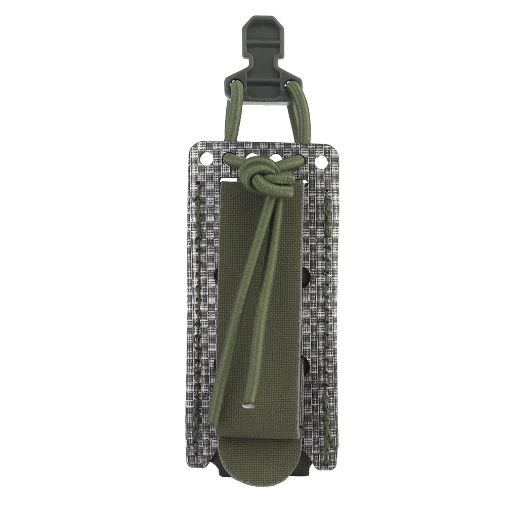 Portacargador 9mm MOLLE elástico para cinturón táctico - imagen 3