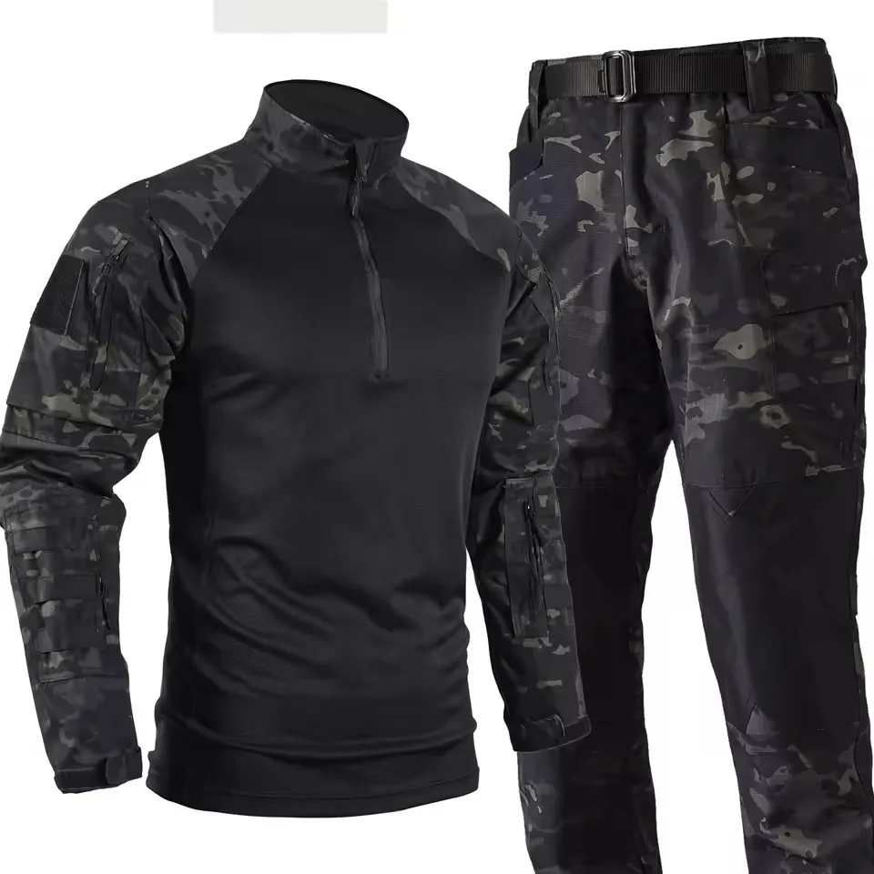 Uniforme táctico camuflaje ripstop para caza y airsoft - imagen 4