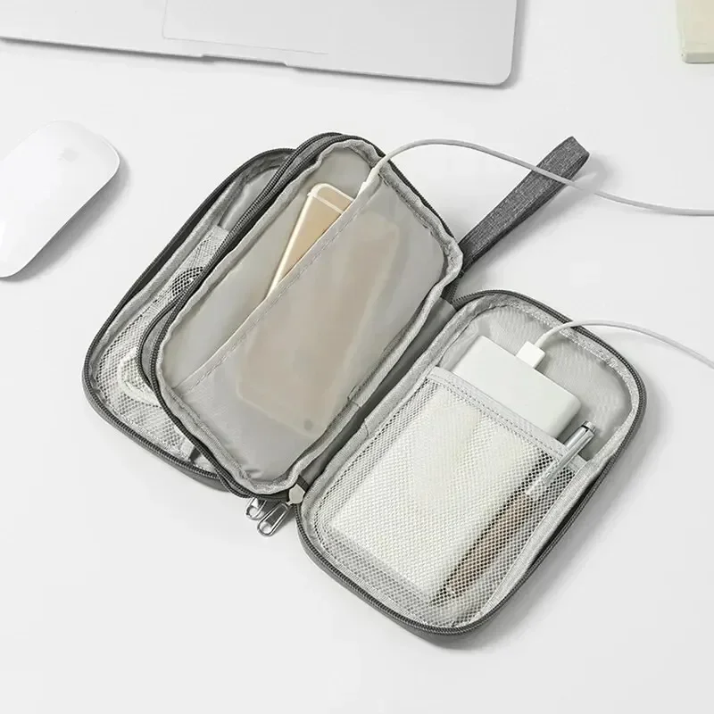 Organizador táctico impermeable doble capa – Bolsa portátil para cables - imagen 3