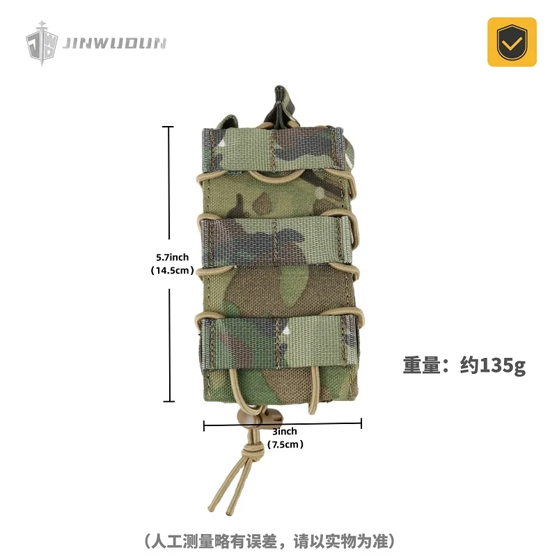 Bolsa porta cargadores MOLLE universal de nylon 1000D para táctico - imagen 3