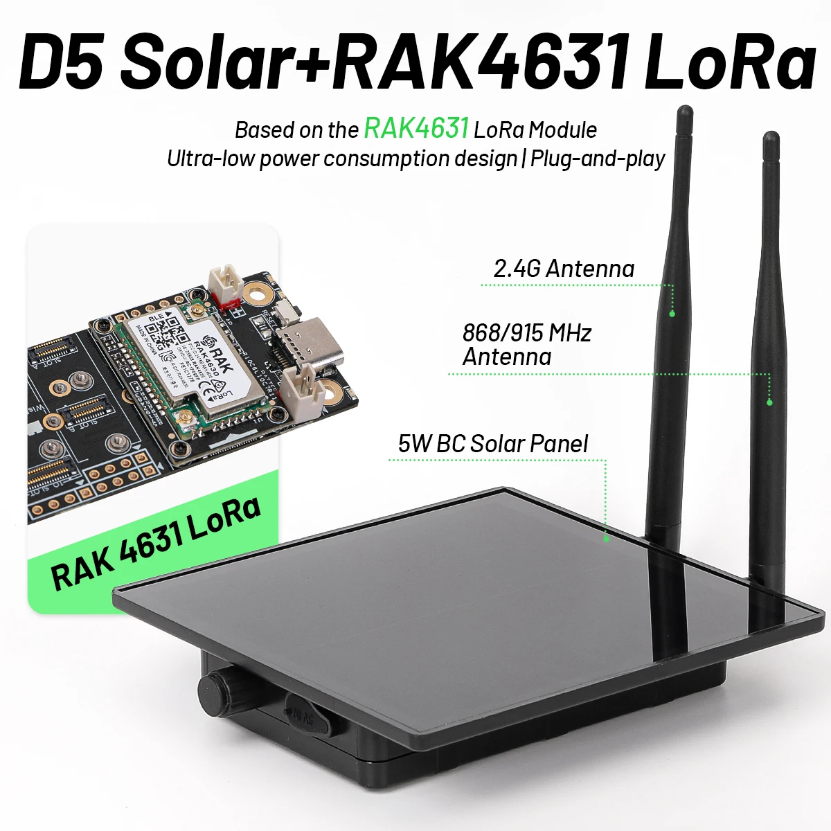 D5L Repetidor LoRa Solar Meshtastic Meshcore – táctico autónomo - imagen 3