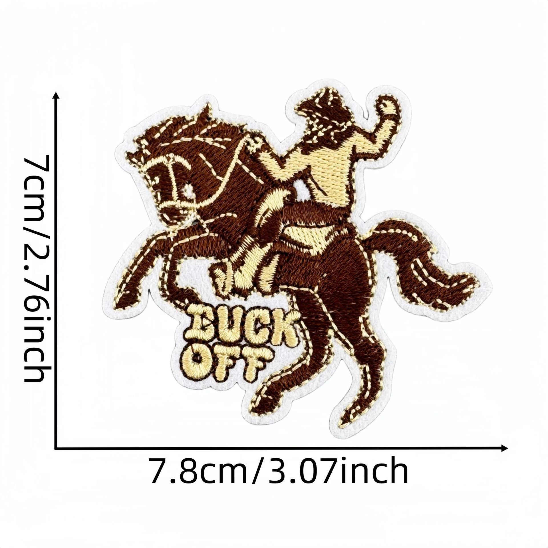 Aplicación del parche en textil