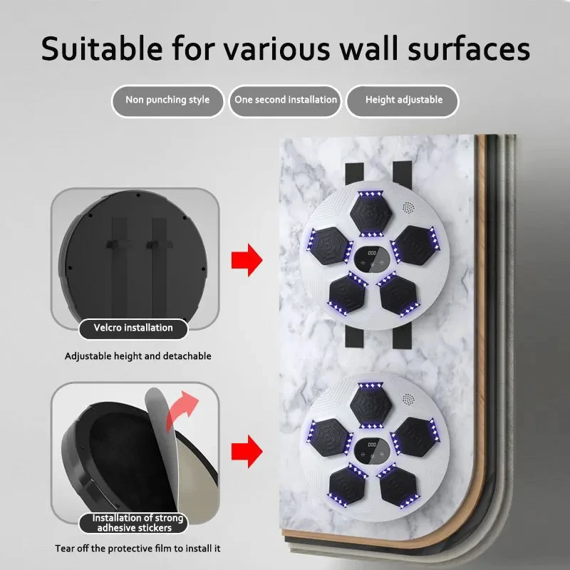 Objetivo de boxeo inteligente para pared con música electrónica - imagen 2