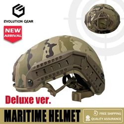 EvolutionGear Casco táctico MC Multicam marítimo protector para caza