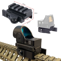Base elevadora para mira táctica de pistola Picatinny