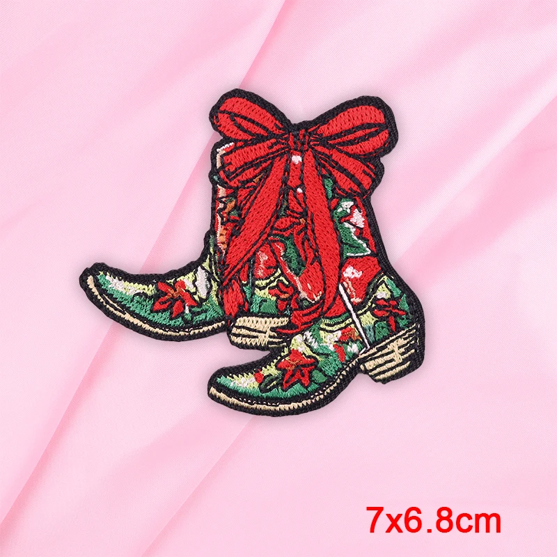 Parches de Navidad termoadhesivos bordados – Decoración navideña para ropa - imagen 3