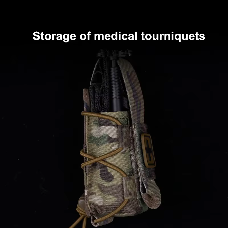 Soporte MOLLE torniquete – Bolsa táctica modular de supervivencia - imagen 3