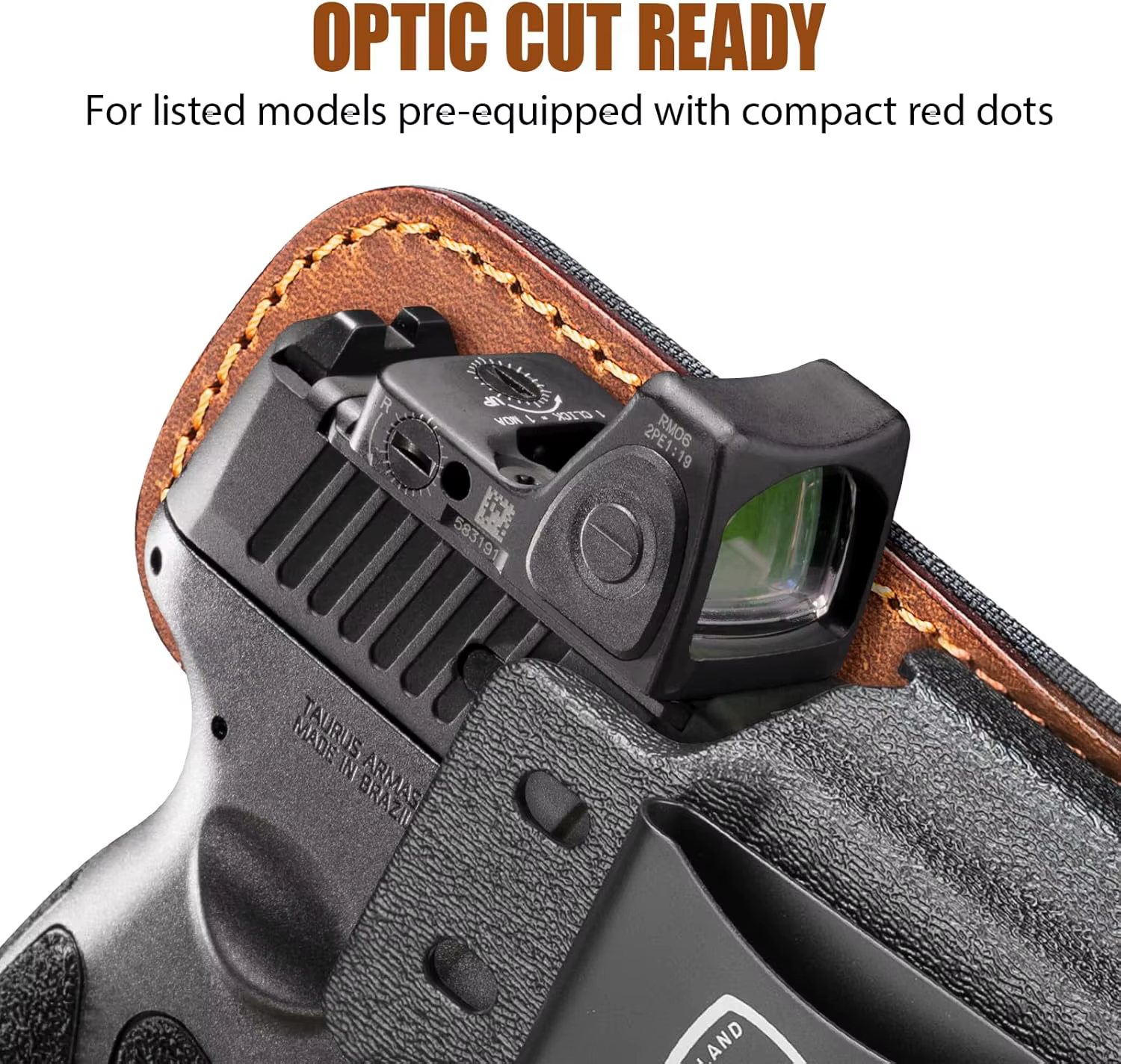 Funda cuir táctica IWB oculta para G2C G3C G3 - Mano derecha - imagen 3