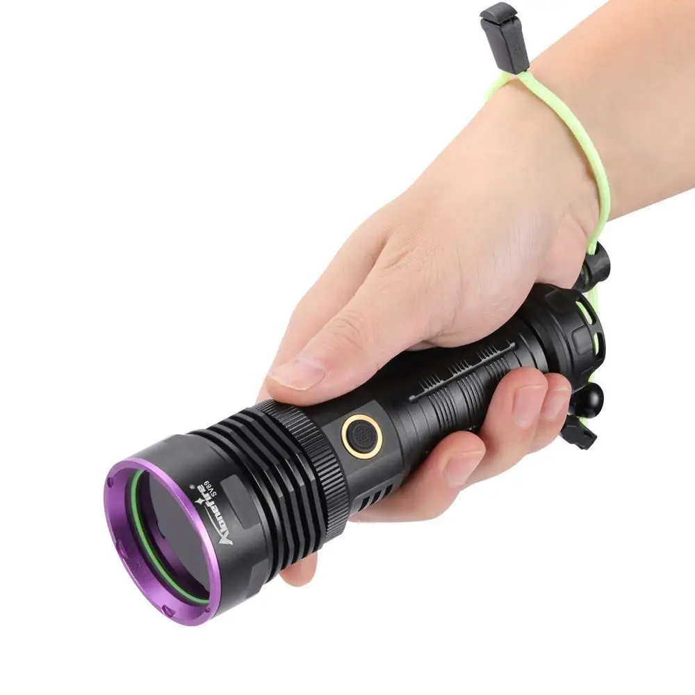 Linterna UV recargable 365 nm luz negra LED para detección - imagen 5