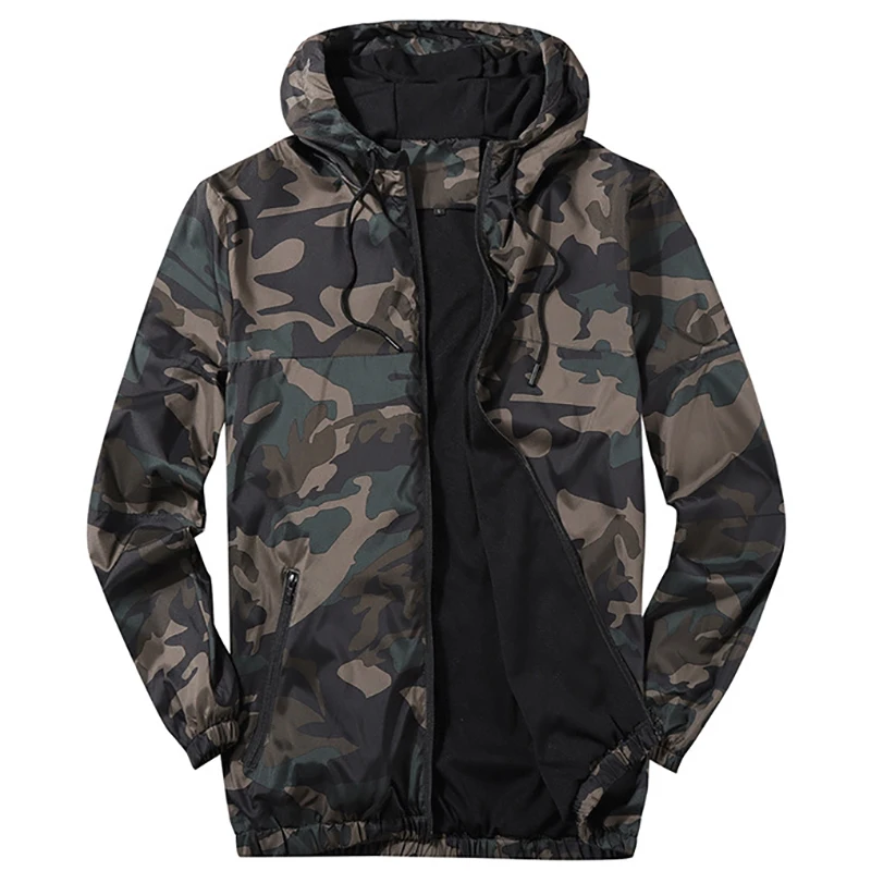 Chaqueta táctica camuflaje transpirable con capucha ligera unisex - imagen 2