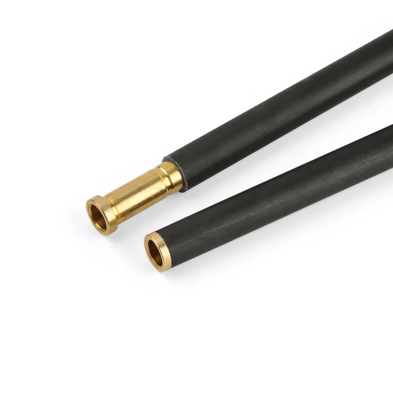Set 12 piezas insertos flecha cobre para arcos caza – 6.2mm a 7.6mm