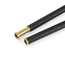 Set 12 piezas insertos flecha cobre para arcos caza – 6.2mm a 7.6mm