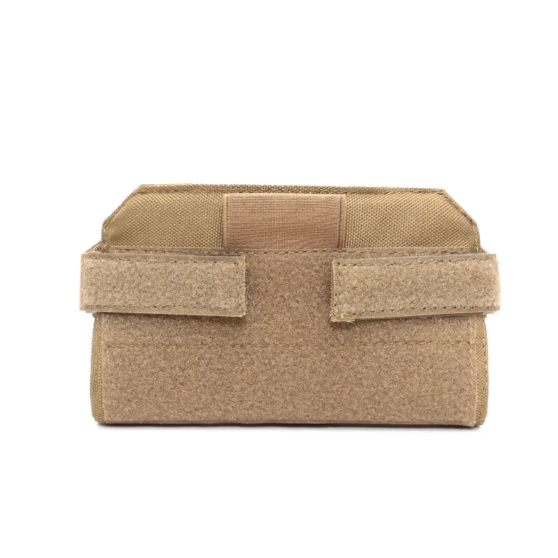 Chaleco MOLLE táctico con bolsa de mapa y soporte para placa