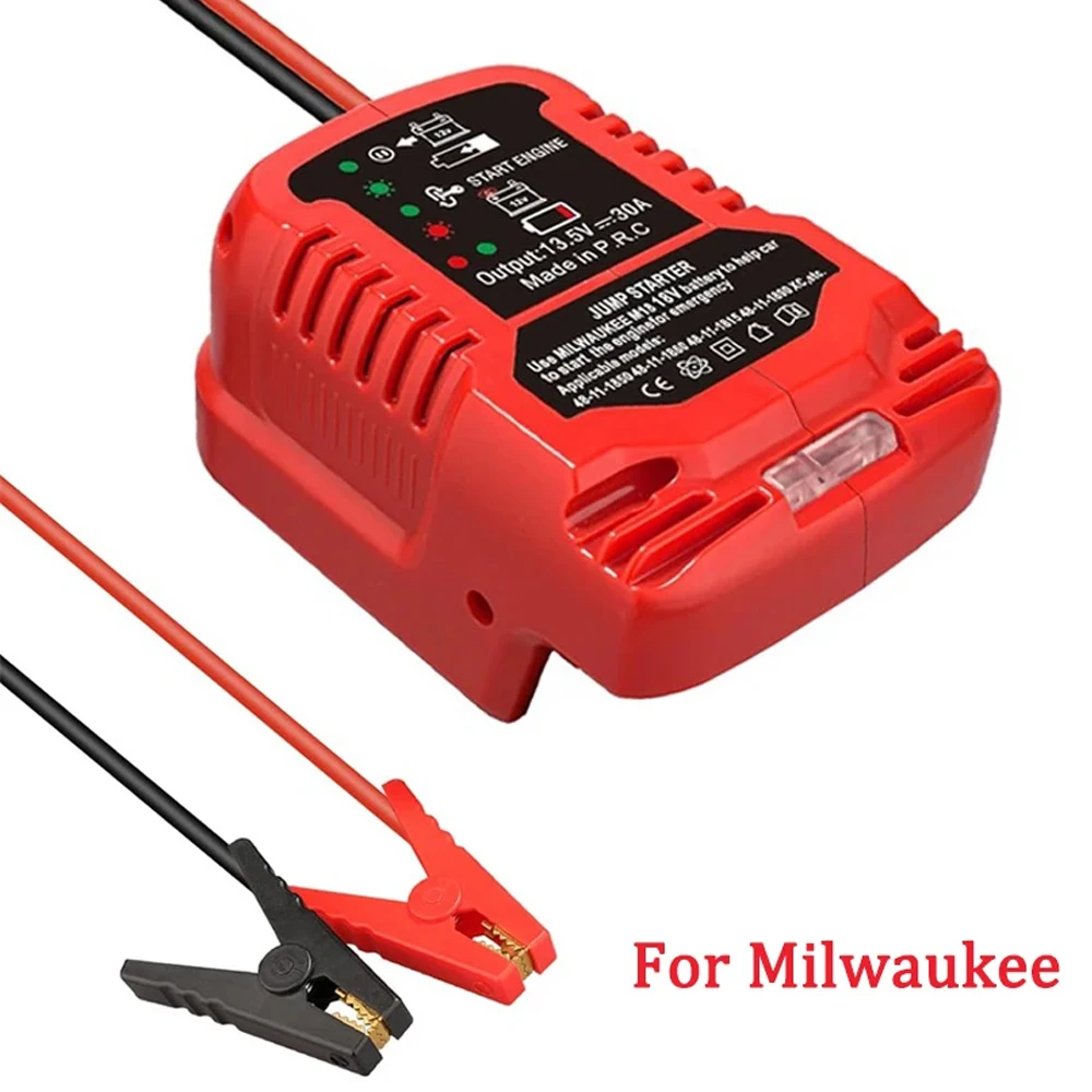 Adaptador cables de arranque Milwaukee para baterías automoción - imagen 5