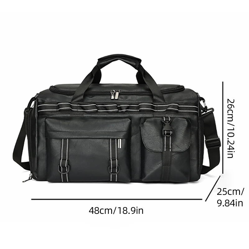 Bolsa deportiva Scione vista frontal con bolsillo principal