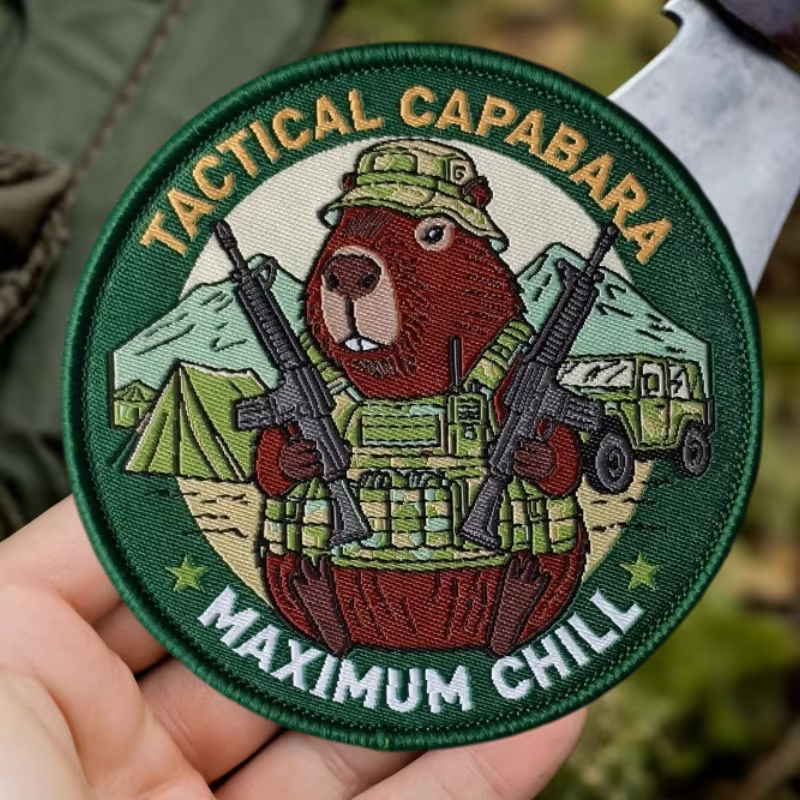 MAXIMUM CHILL parches tácticos delfín gancho y bucle para ropa - imagen 3