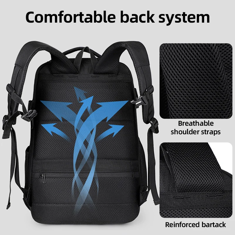 Mochila táctica deportiva con compartimento húmedo-seco para gimnasio - imagen 4