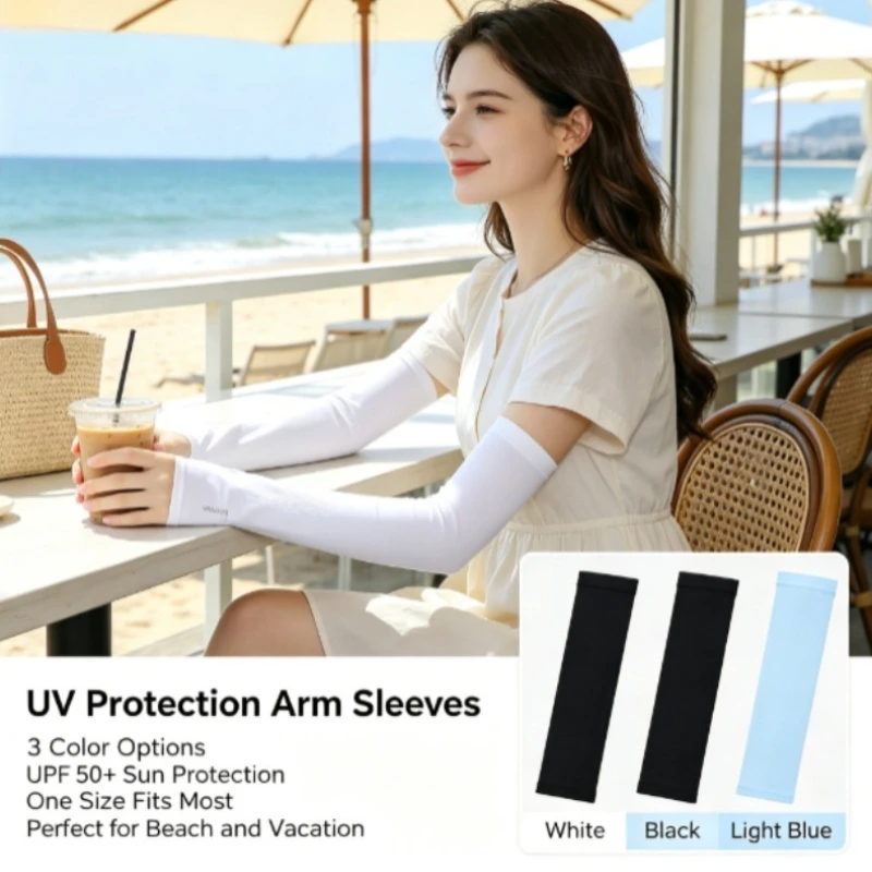 Nylon fundas brazo tácticas UV protección – Mangas unisex sin dedos