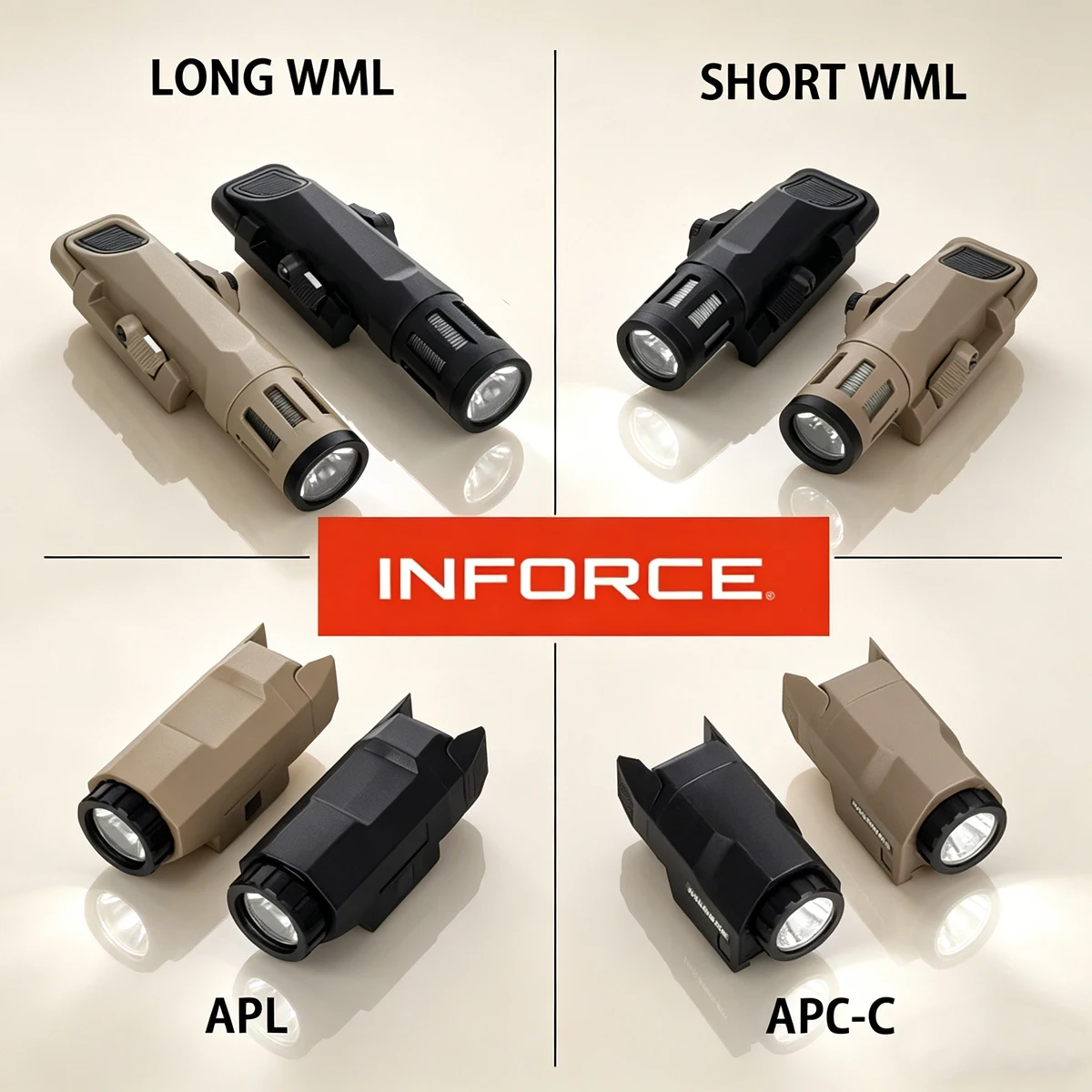 INFORCE Linterna táctica WML APL de exploración LED colgante