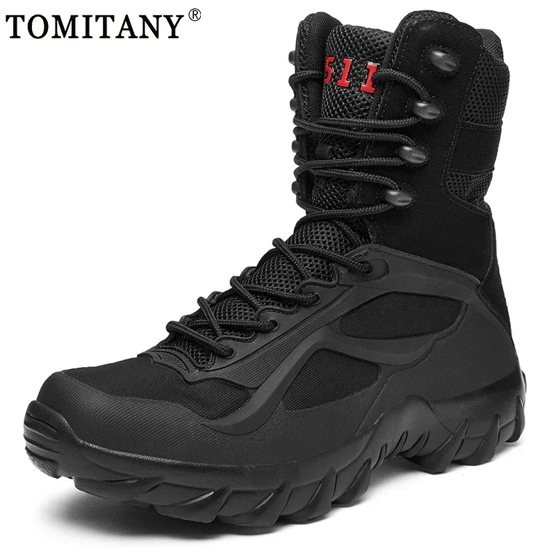 Botas militares tácticas al tobillo de invierno para exteriores - imagen 2