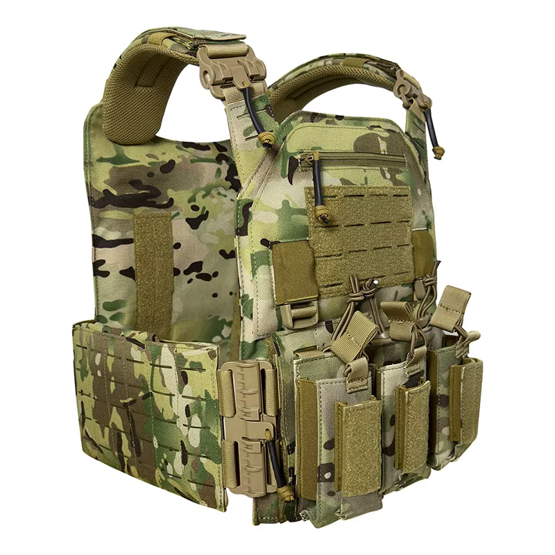 Chaleco táctico MOLLE para caza al aire libre resistente nailon - imagen 5