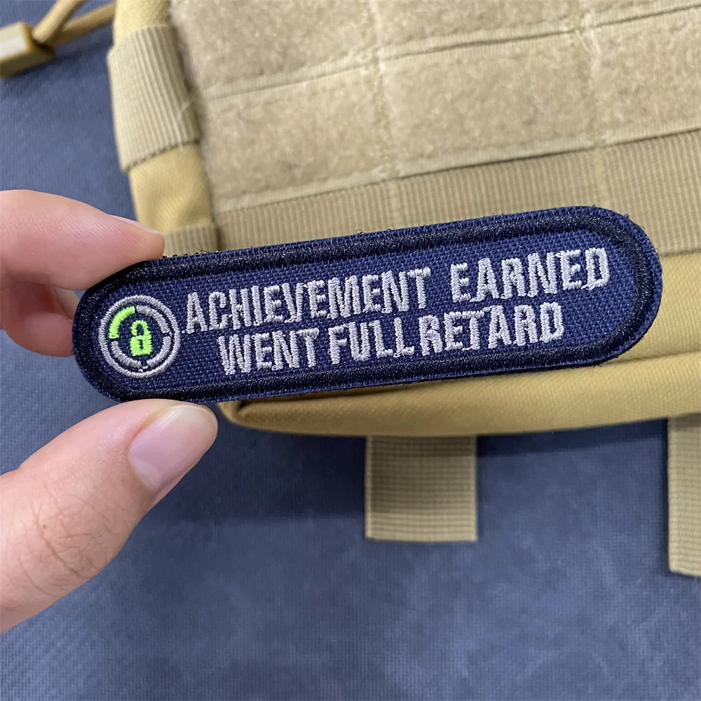 Parche táctico MOLLE ignífugo bordado con velcro para uniforme - imagen 3