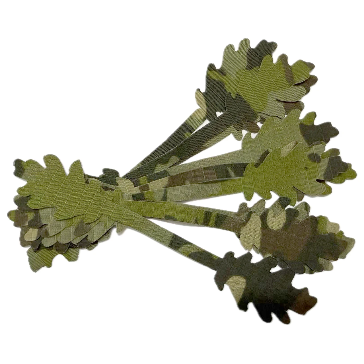 Funda para casco airsoft ghillie camuflaje hojas táctico - imagen 5