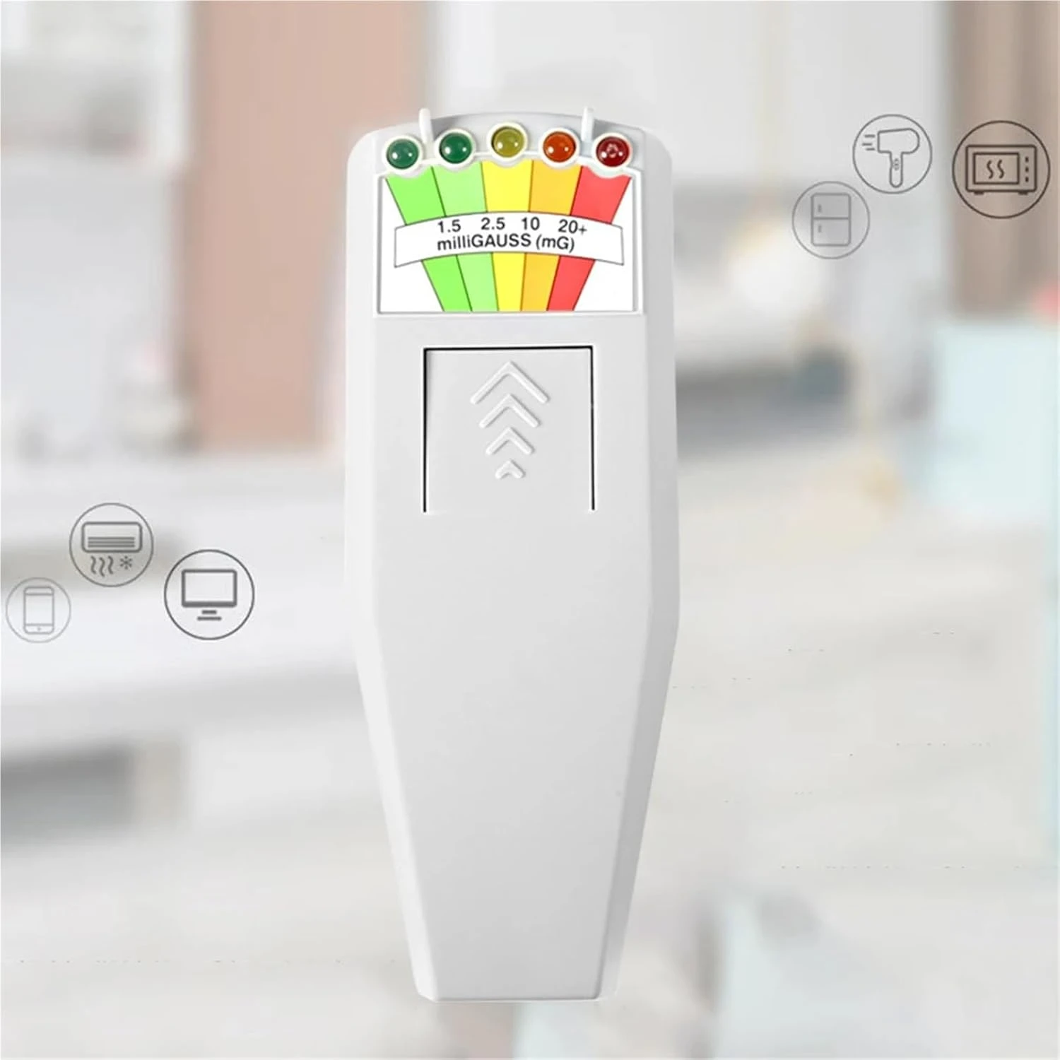 Detector EMF portátil K2 con luz LED multicolor para pruebas - imagen 5