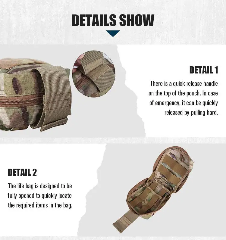 Vista lateral Emersongear EM9284 en color multicam