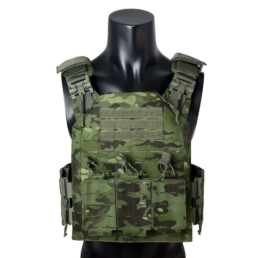 EmersonGears chaleco táctico ligero con bolsa triple MOLLE - imagen 4