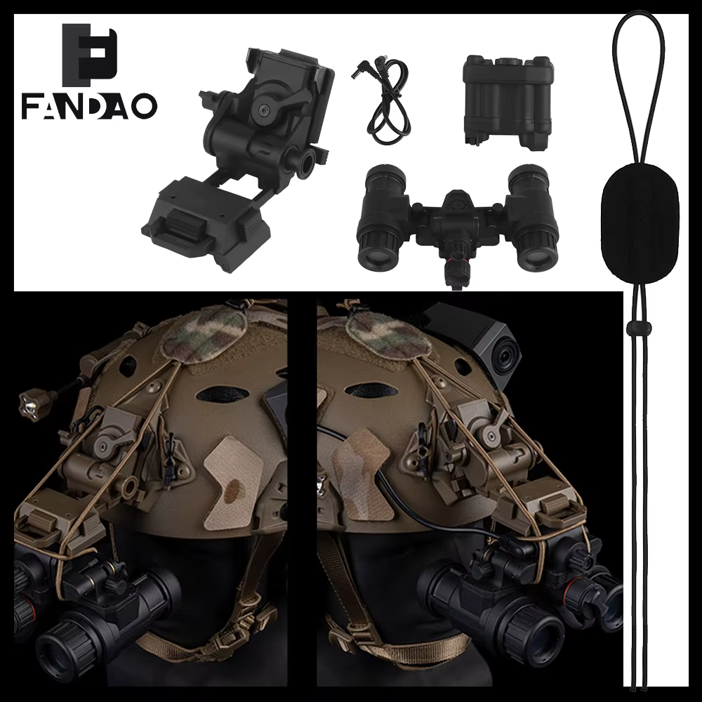 L4G24 Soporte NVG con cordón táctico elástico antipérdida airsoft - imagen 4