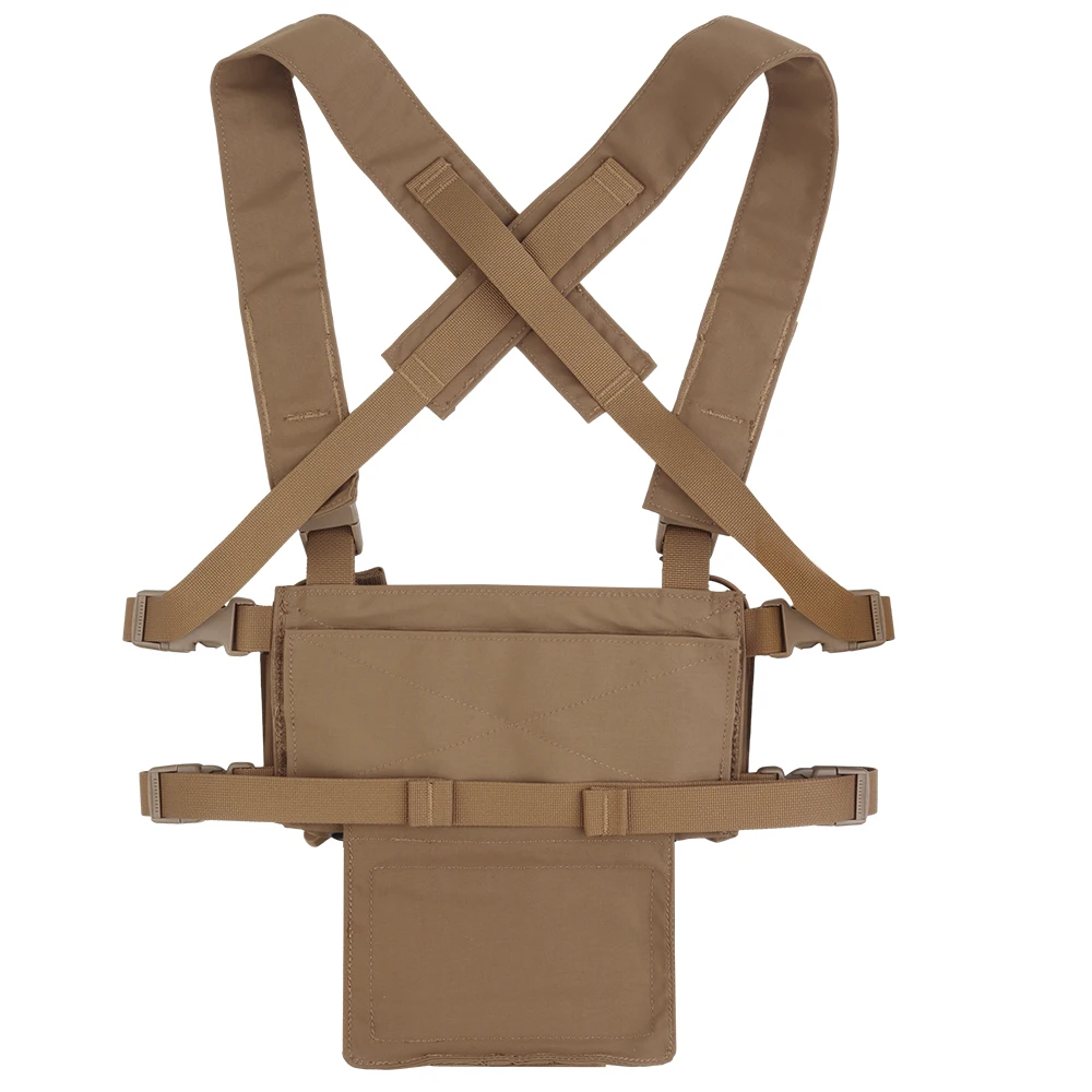OPHIDIANTAC Arnés táctico desmontable para pecho con bolsa expandible