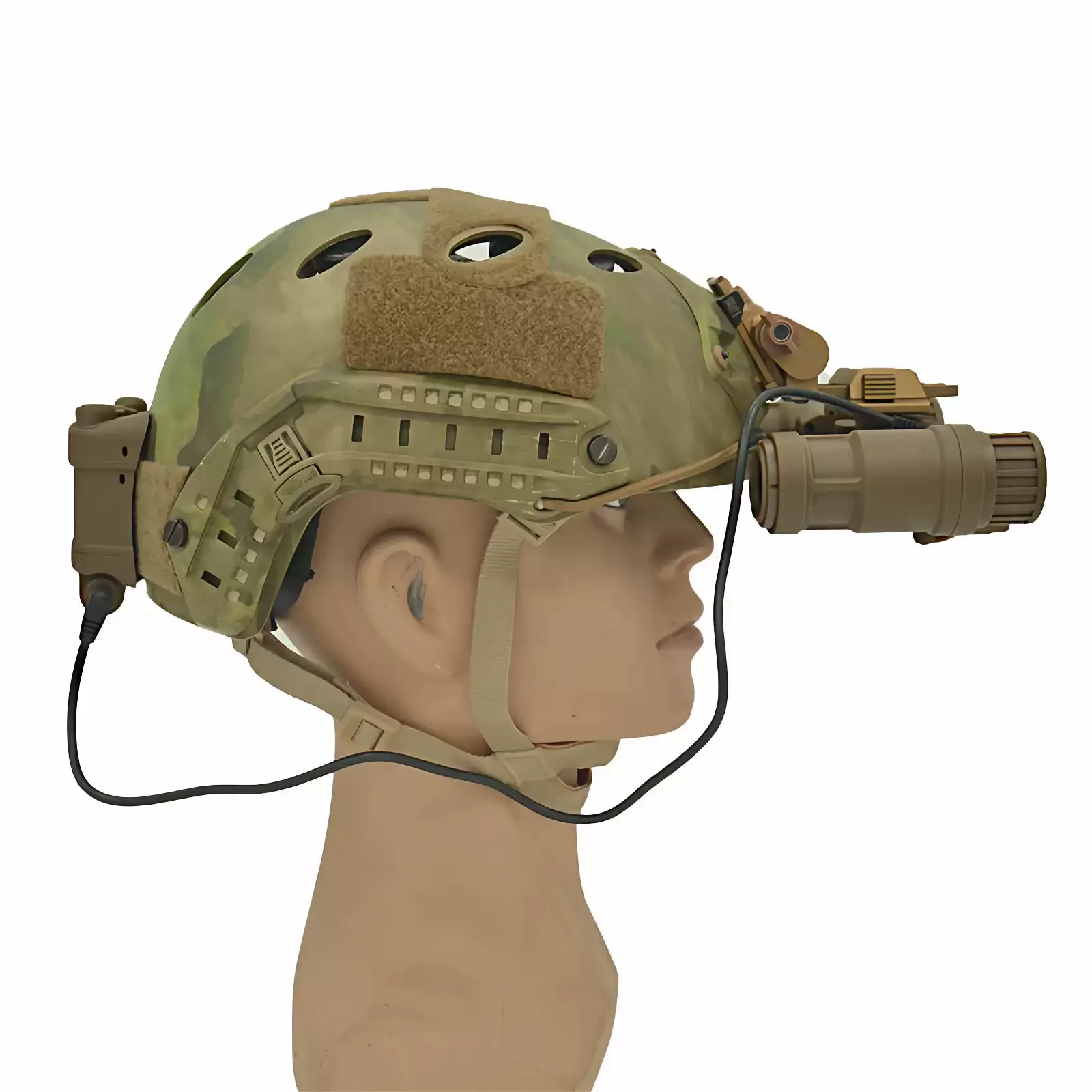 Gafas visión nocturna tácticas AN/PVS31 réplica sin NVG para casco - imagen 2