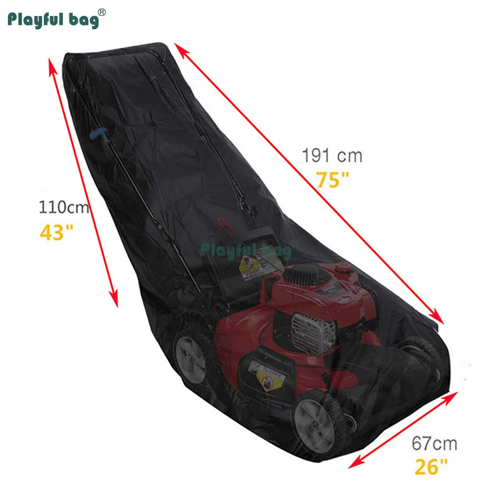 Funda impermeable para cortacésped de tela Oxford, anti-polvo - imagen 4