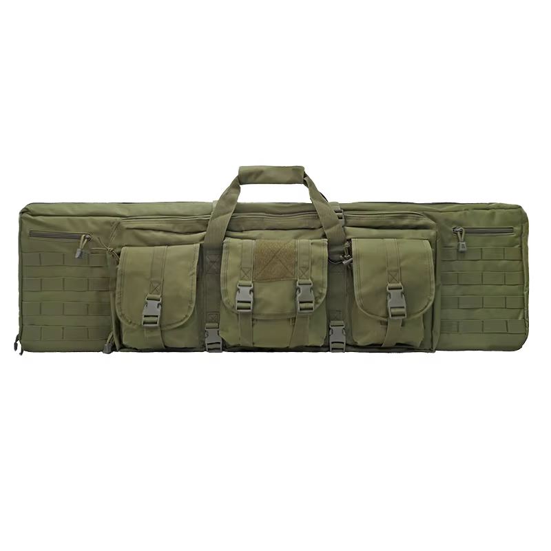 Bolsa táctica en verde militar con correas