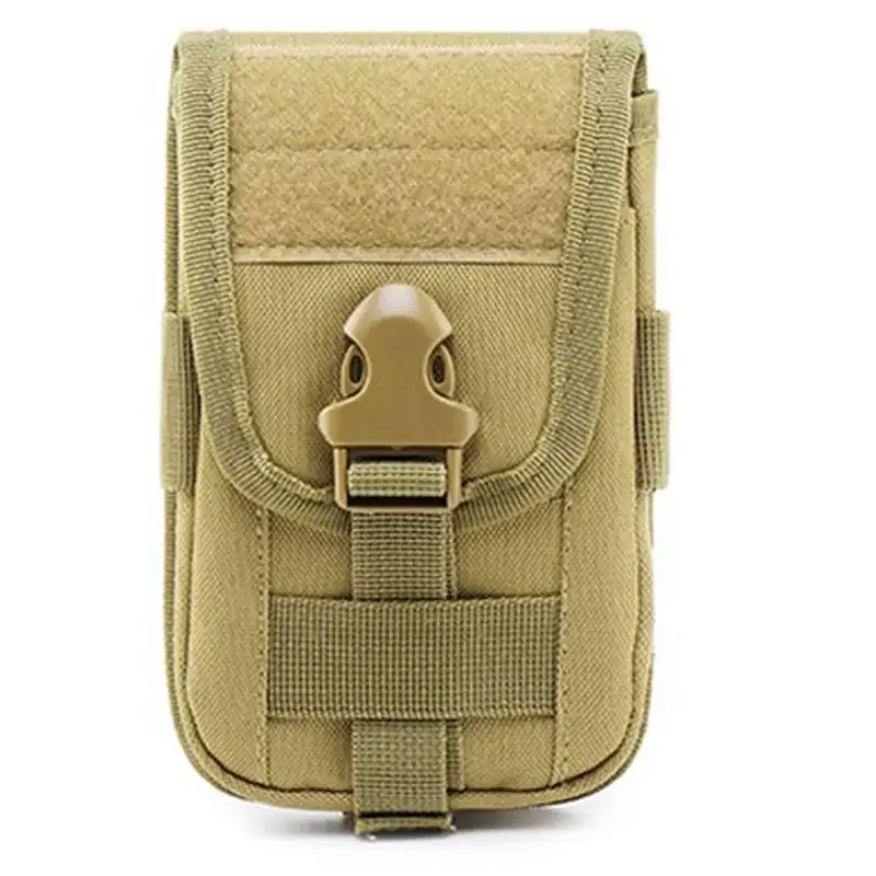 Riñonera táctica MOLLE camuflaje con bolsillos tarjetas y monedas - imagen 4
