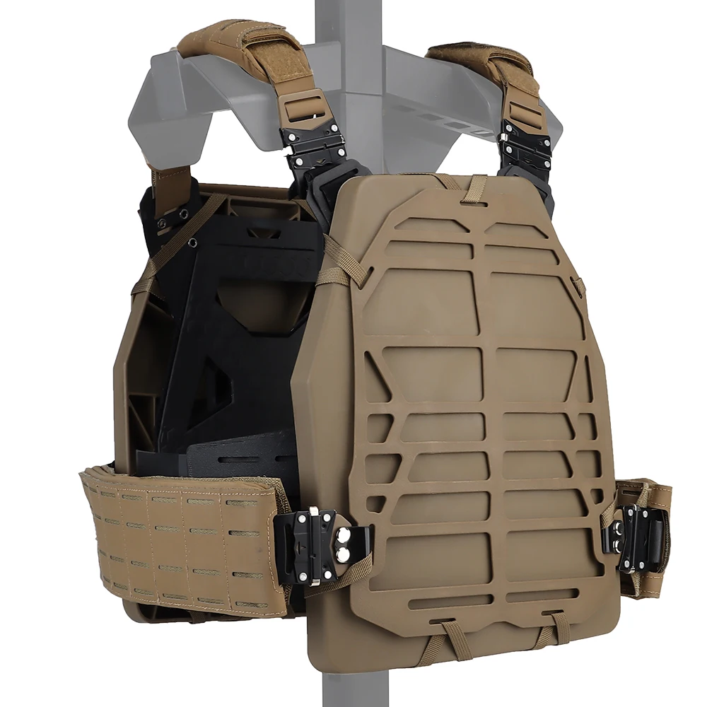 PFM Chaleco Portaplacas Táctico Modular Liberación Rápida Airsoft - imagen 3