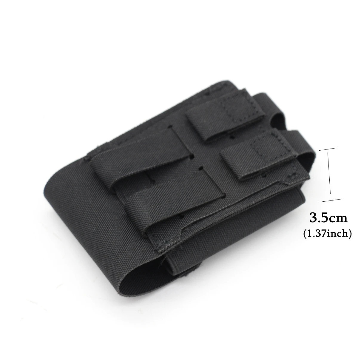 Funda táctica MOLLE de cuero para esposas, cinturón - imagen 3