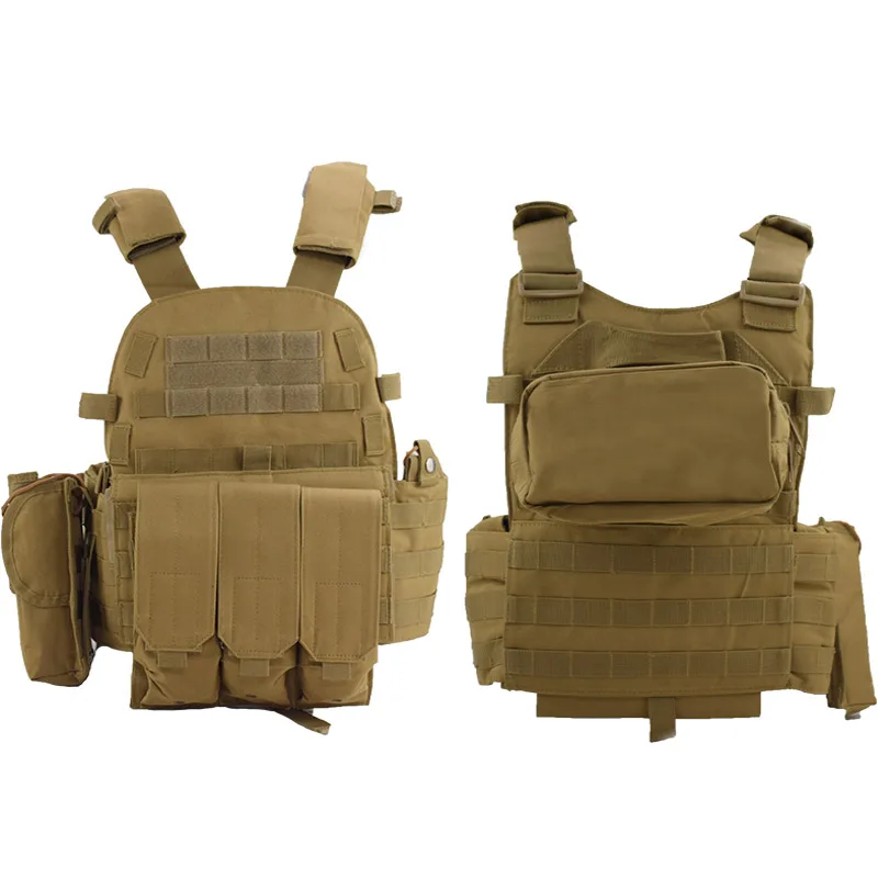 Chaleco portaplacas MOLLE 6094 – Táctico Airsoft - imagen 3