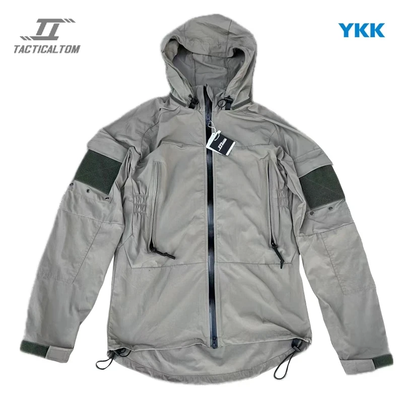 Tactical Tom PCU L5 chaqueta táctica con concha suave gris cremallera