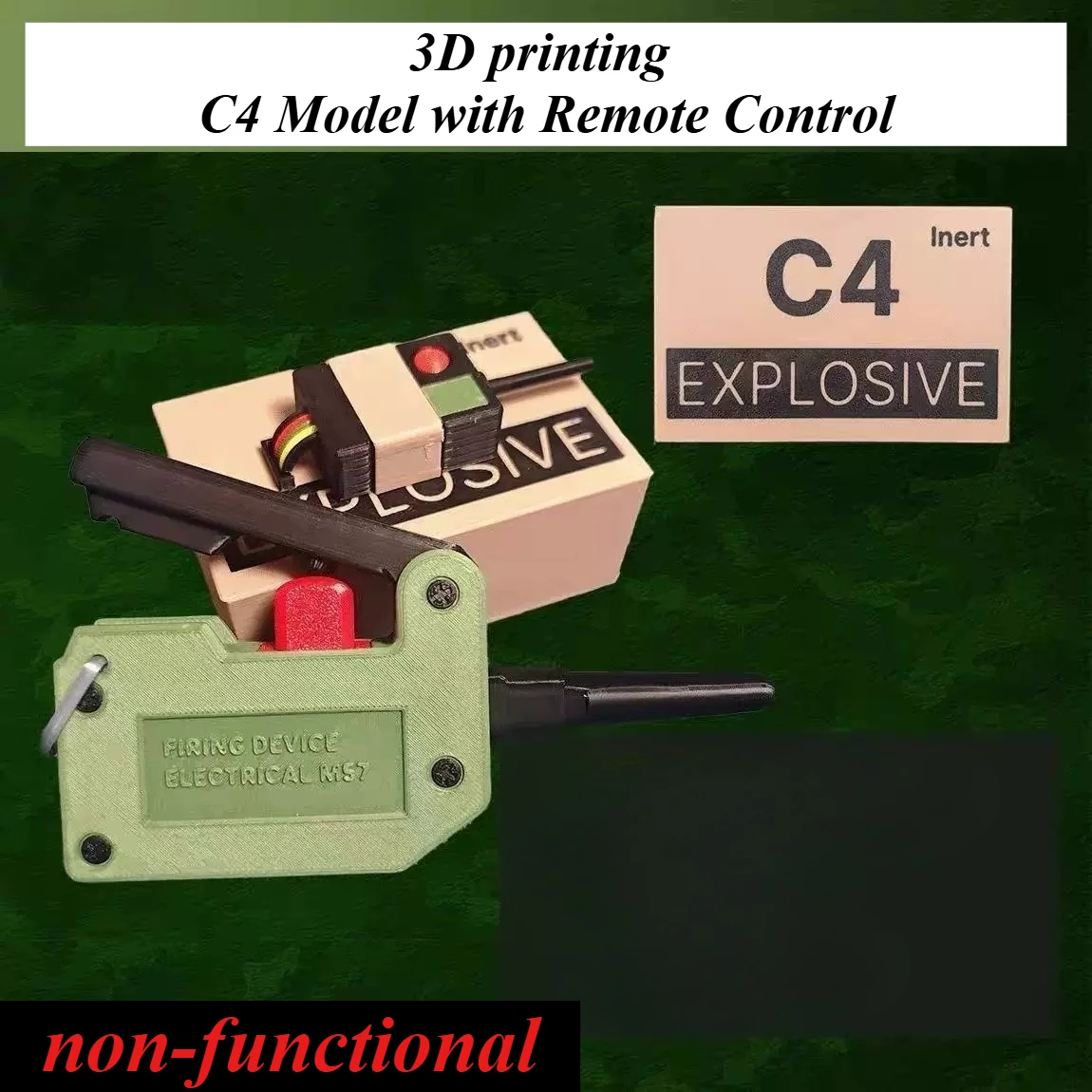 Réplica C4 no funcional con mando – Cosplay y colección - imagen 2
