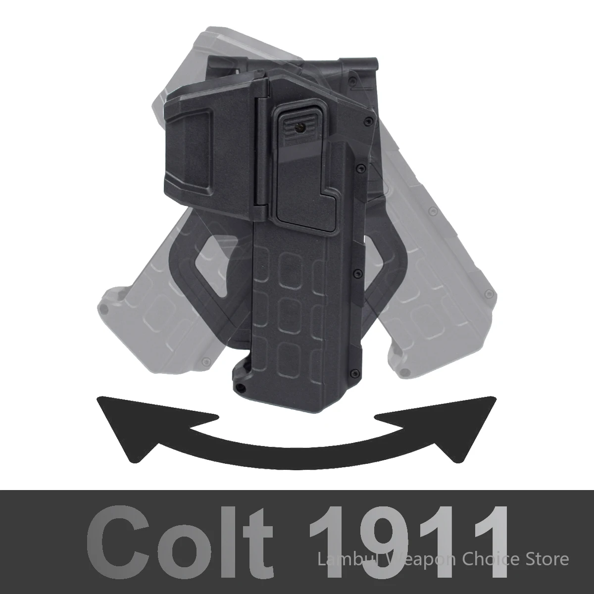 Funda táctica Colt 1911 con linterna X300, extracción diestra - imagen 4