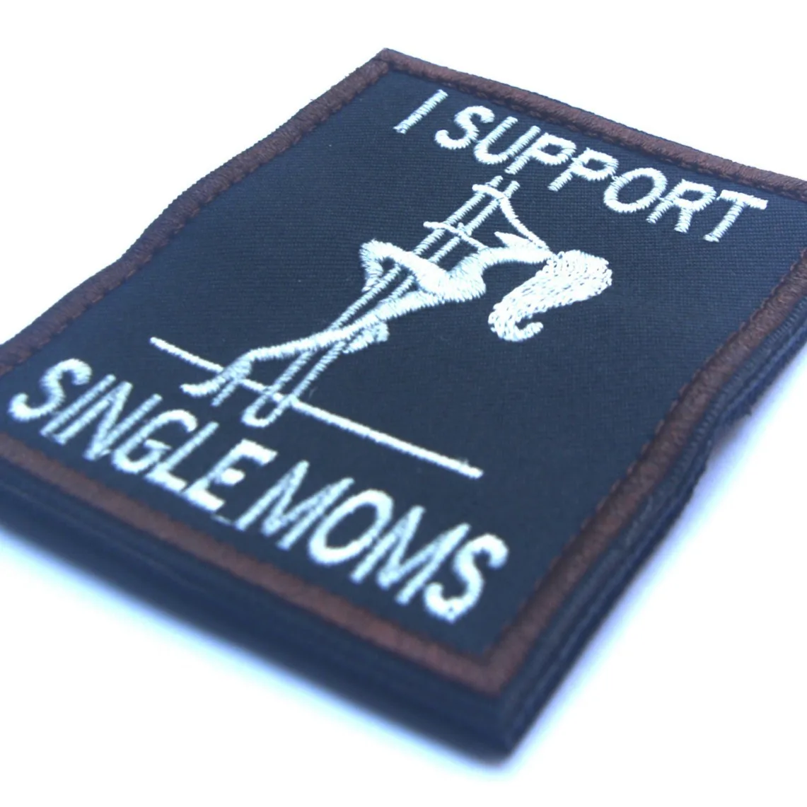 Parche bordado personalizado Apoyo a las madres solteras para mochilas